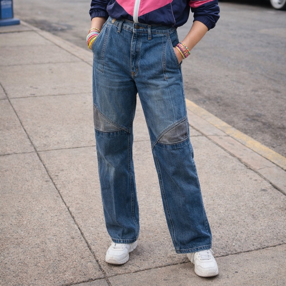 Vintage 80s Palmetto’s High Waist Mom Jeans with Knee Detail